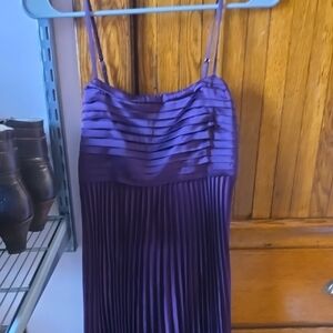 Eggplant Purple Pleated Dress Size xs